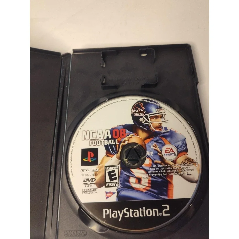 NCAA Football 08 (Playstation 2) EA sports  game w case